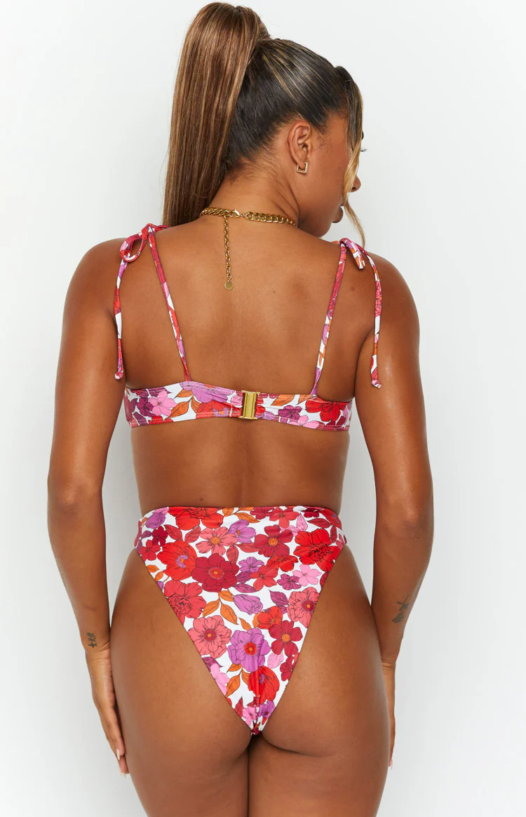 9.0 Swim Jamilla Pink Floral Bikini Bottoms - Image 7