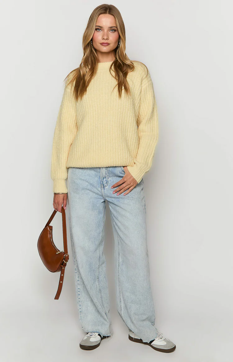 Ace Yellow Oversized Sweater - Image 3