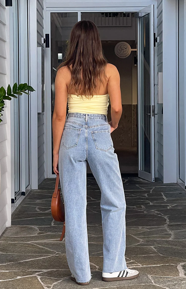 Alex Light Wash Denim Jeans - Image 7