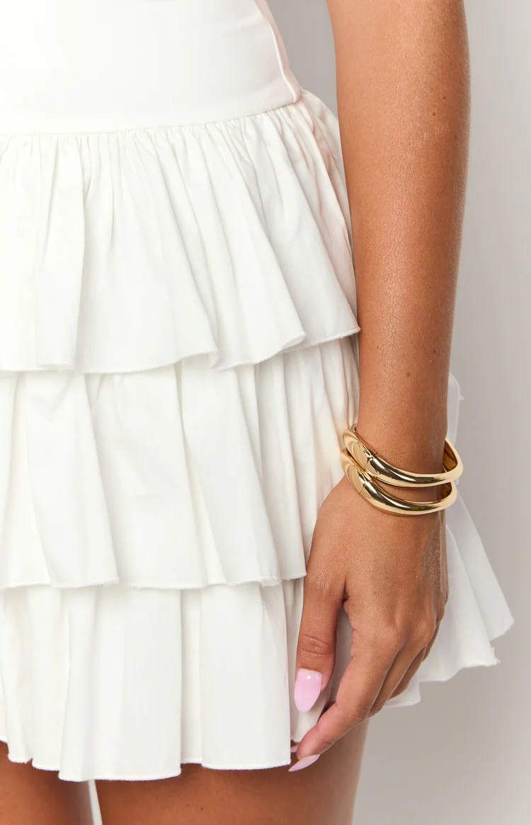 All For You White Mini Dress - Image 6