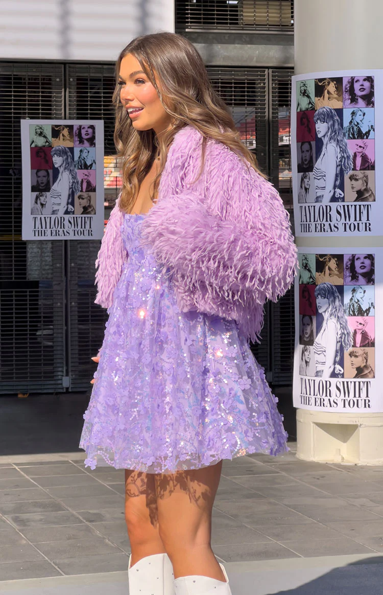 Amy Purple Fringe Jacket - Image 7