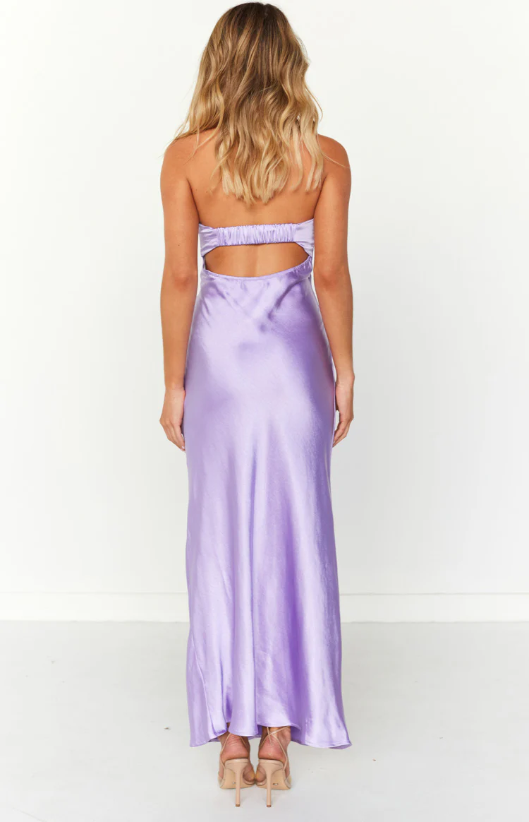 Arielle Purple Maxi Dress - Image 5