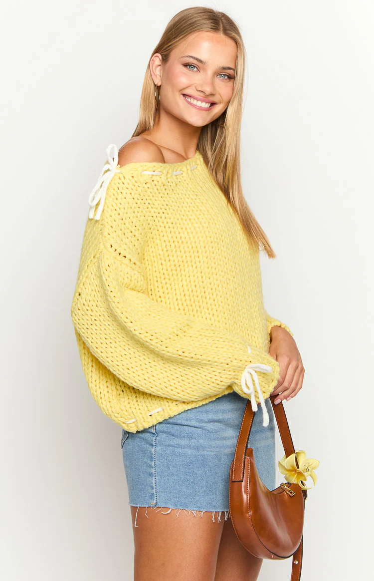 Bea Yellow Sweater - Image 4