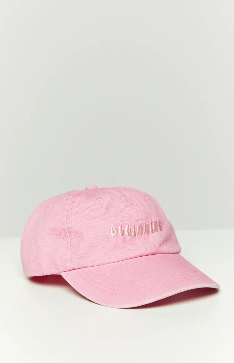 Beginning Boutique Pink Washed Cap - Image 2