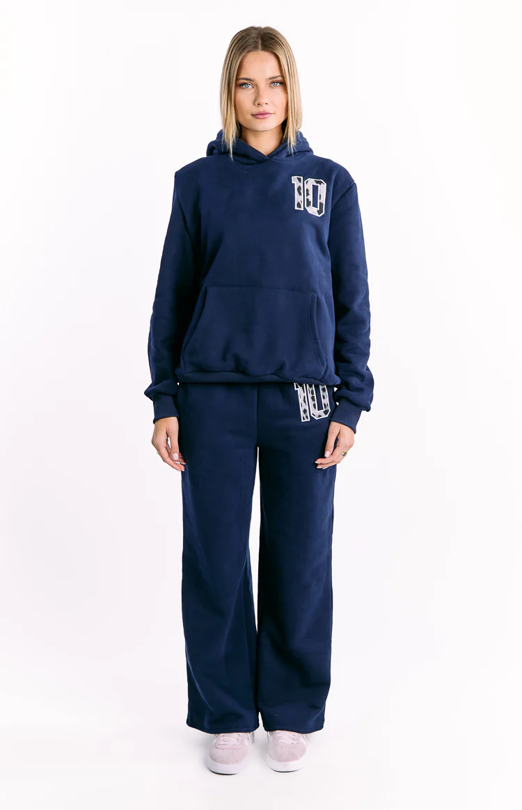 Beginning Navy Leopard Star Hoodie - Image 3