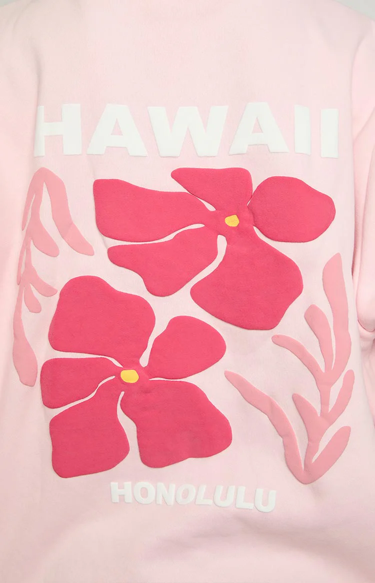 Beginning Pink Hawaii Hoodie - Image 6