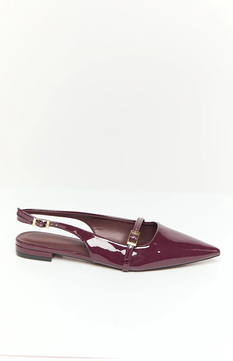Billini Ilie Mulberry Patent Mules - Image 4