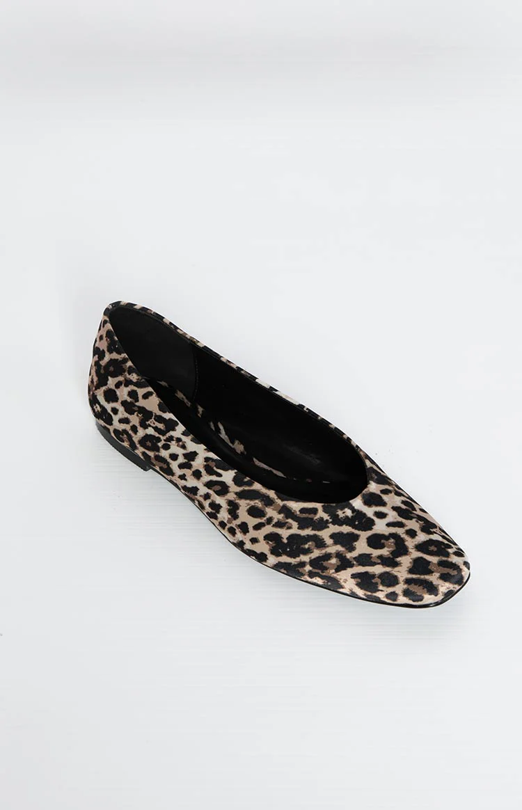 Billini Suzie Leopard Ballet Flats - Image 5