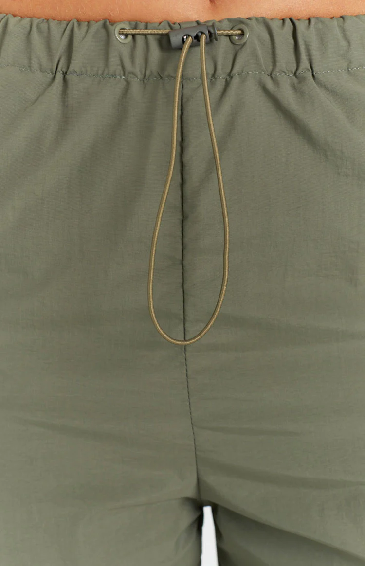 Bronx Khaki Drawcord Cargo Pants - Image 6