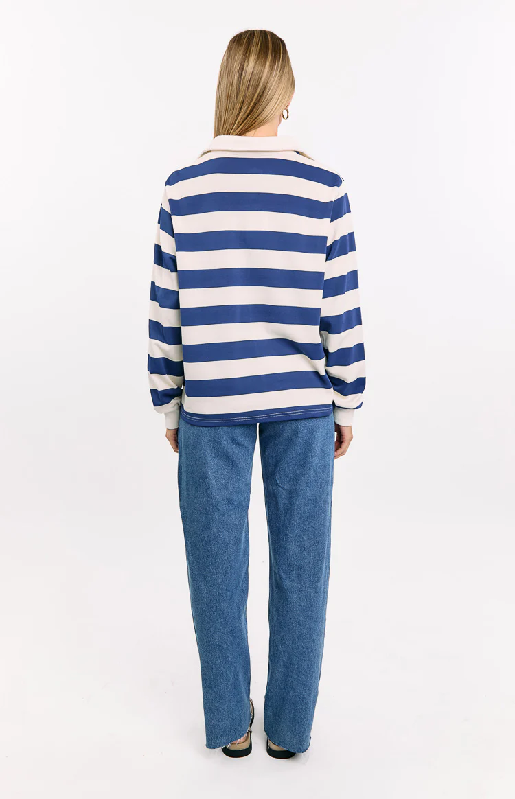 Carey Blue Striped Jersey - Image 2