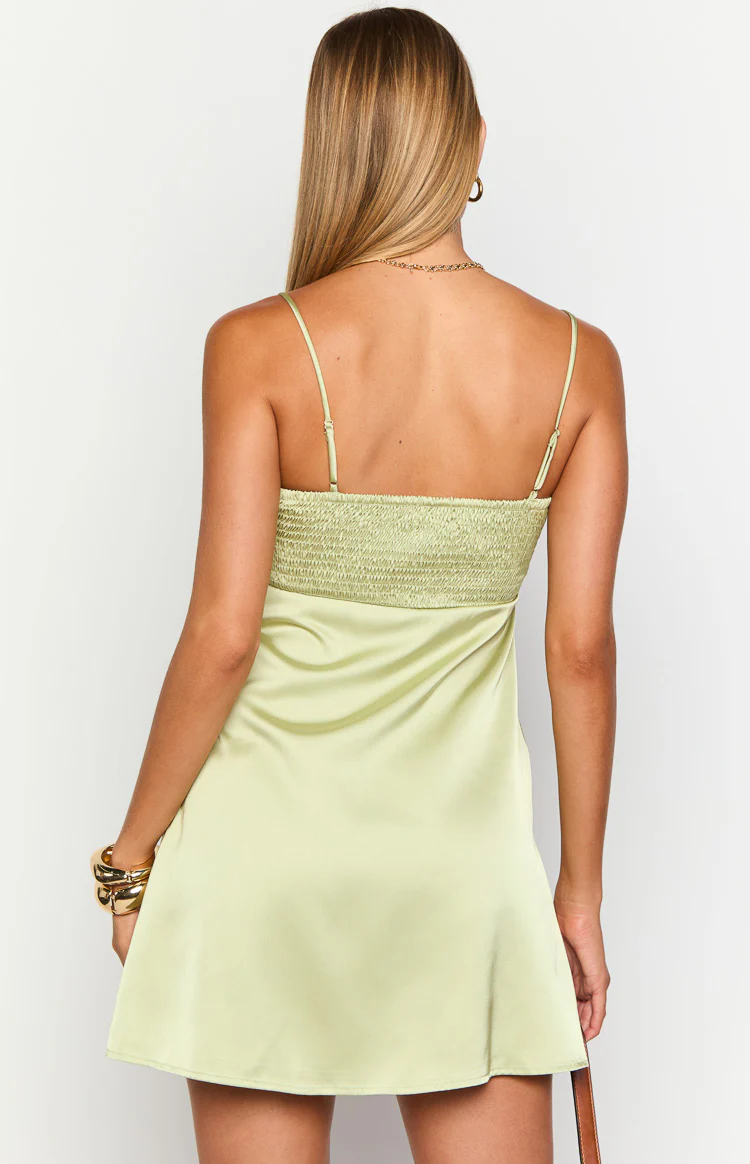 Chantell Sage Mini Dress - Image 5