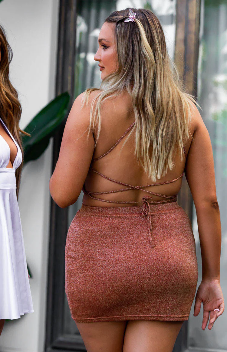 Charlotte Pink Mini Skirt - Image 3