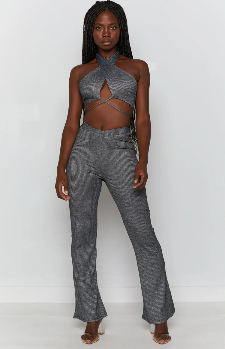 Cher Rib Pants Black - Image 4