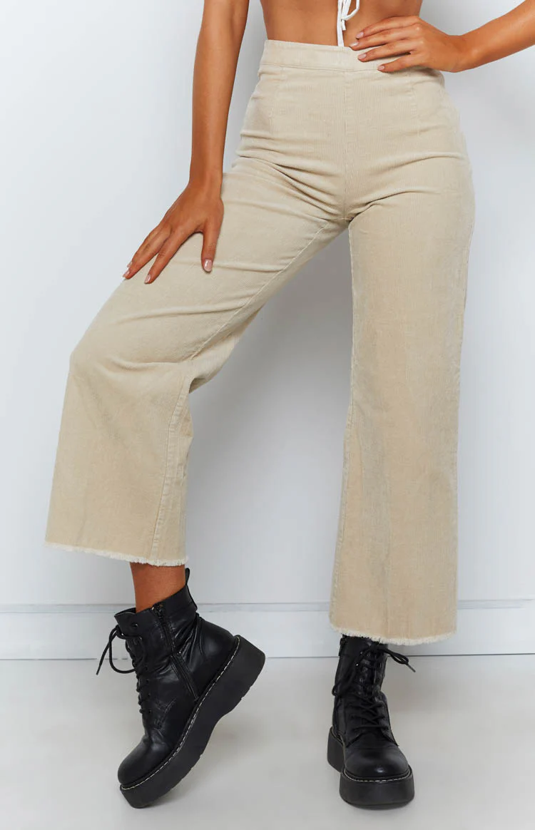 Churchtown Pants Beige Cord - Image 5