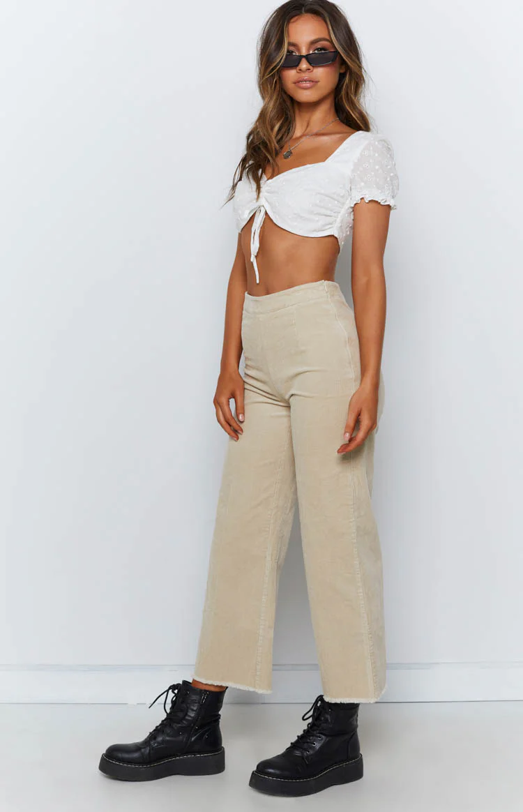 Churchtown Pants Beige Cord - Image 6