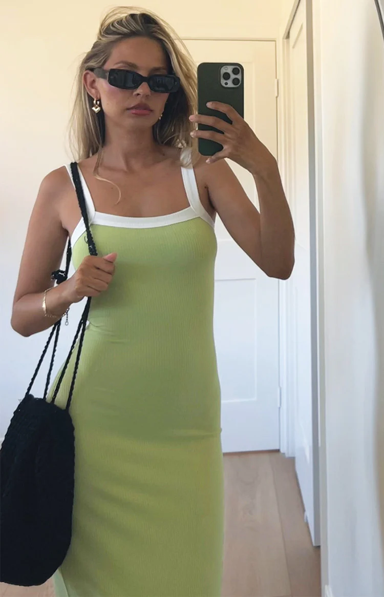 Cynthia Green Maxi Dress - Image 9
