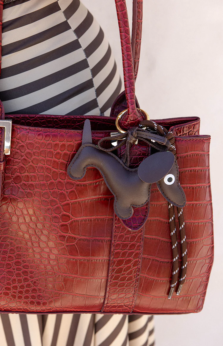 Dachshund Braided Bag Charm - Image 3