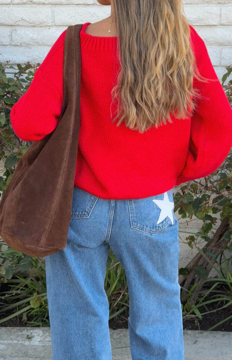 Dandy Mid Wash Denim Flare Jeans - Image 7
