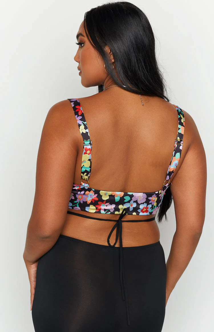 Davina Floral Corset Top - Image 5