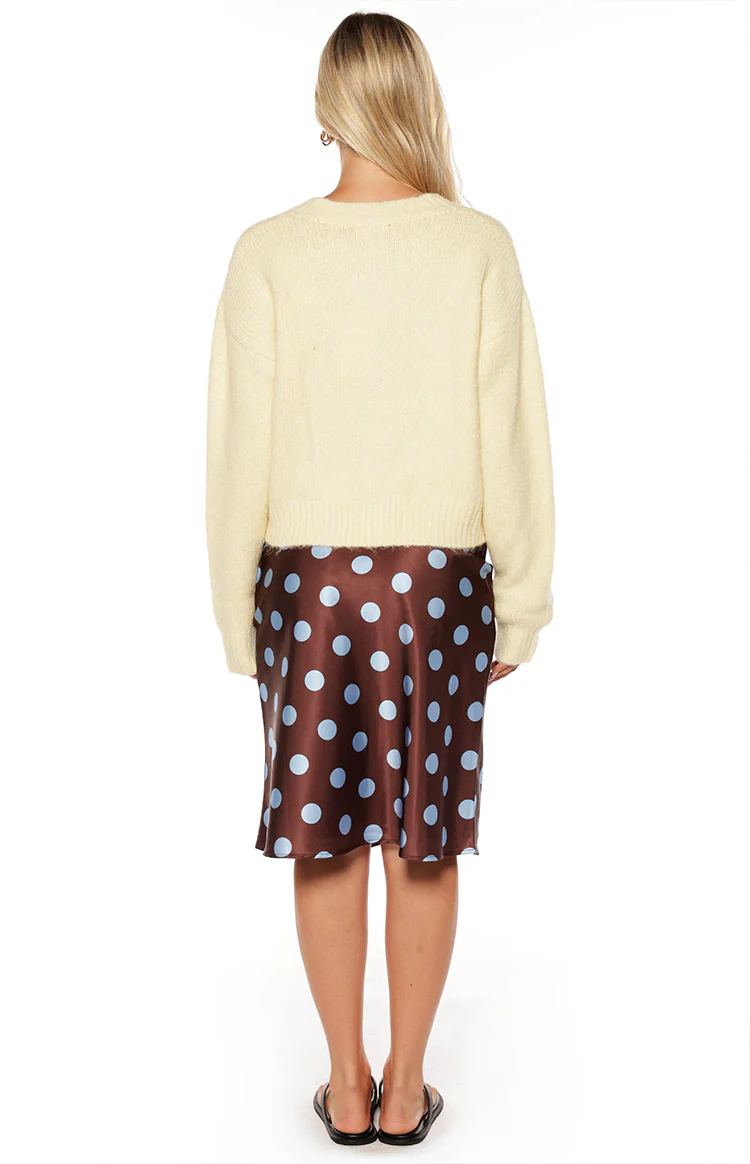 Ellia Butter Yellow Button Down Cardigan - Image 5