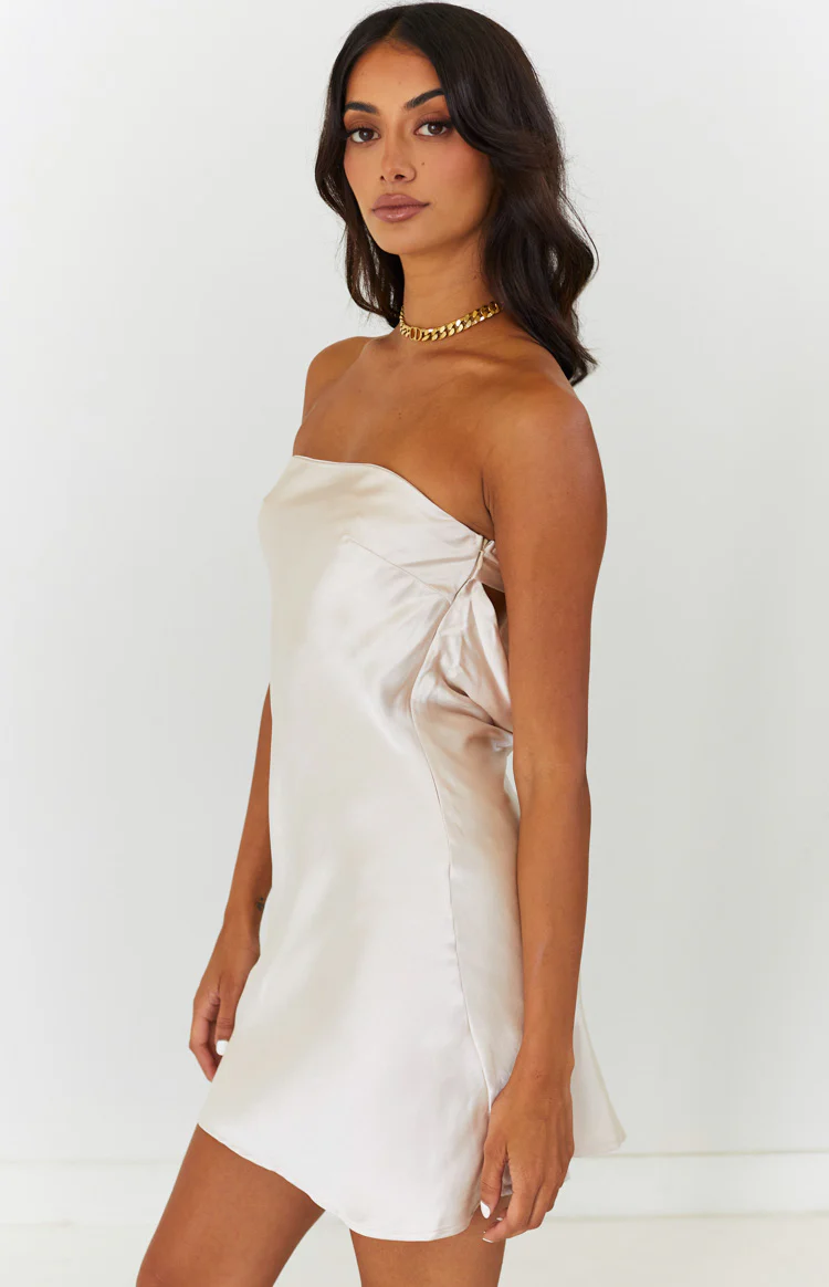 Ellie Cream Mini Dress - Image 4