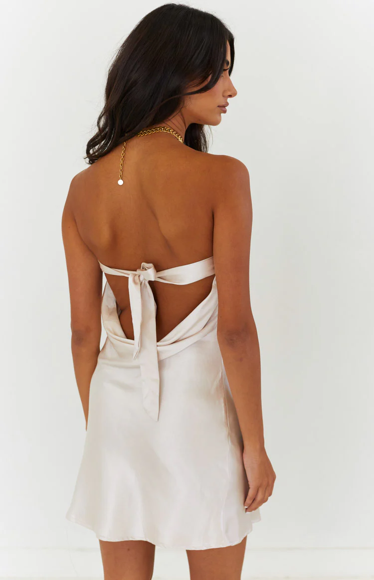 Ellie Cream Mini Dress - Image 5