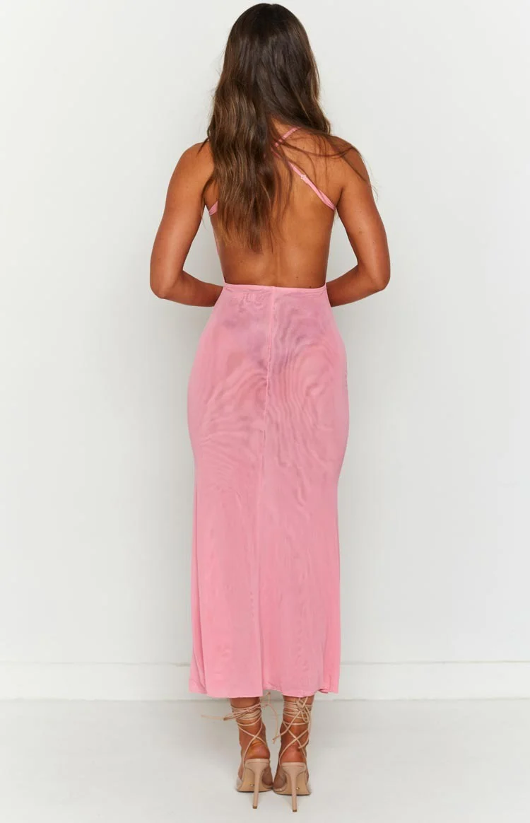 Elysium Pink Maxi Dress - Image 7