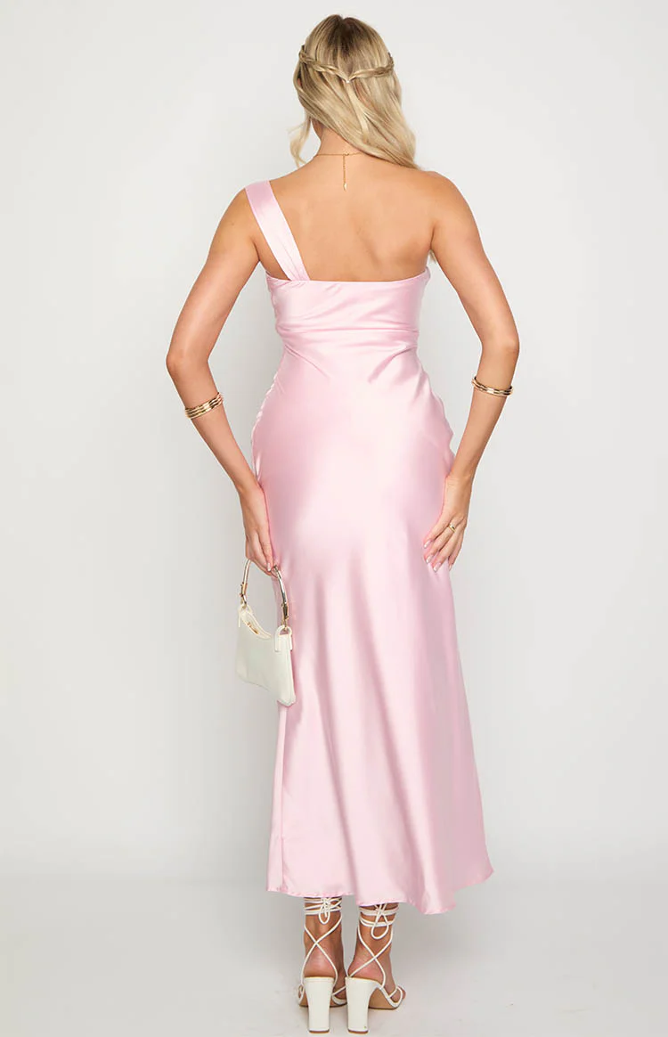 Erica Pink Maxi Dress - Image 5