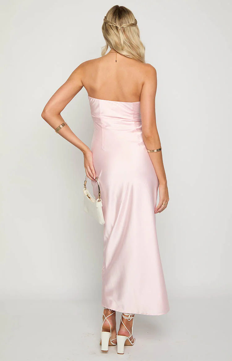 Gigi Pink Maxi Dress - Image 6