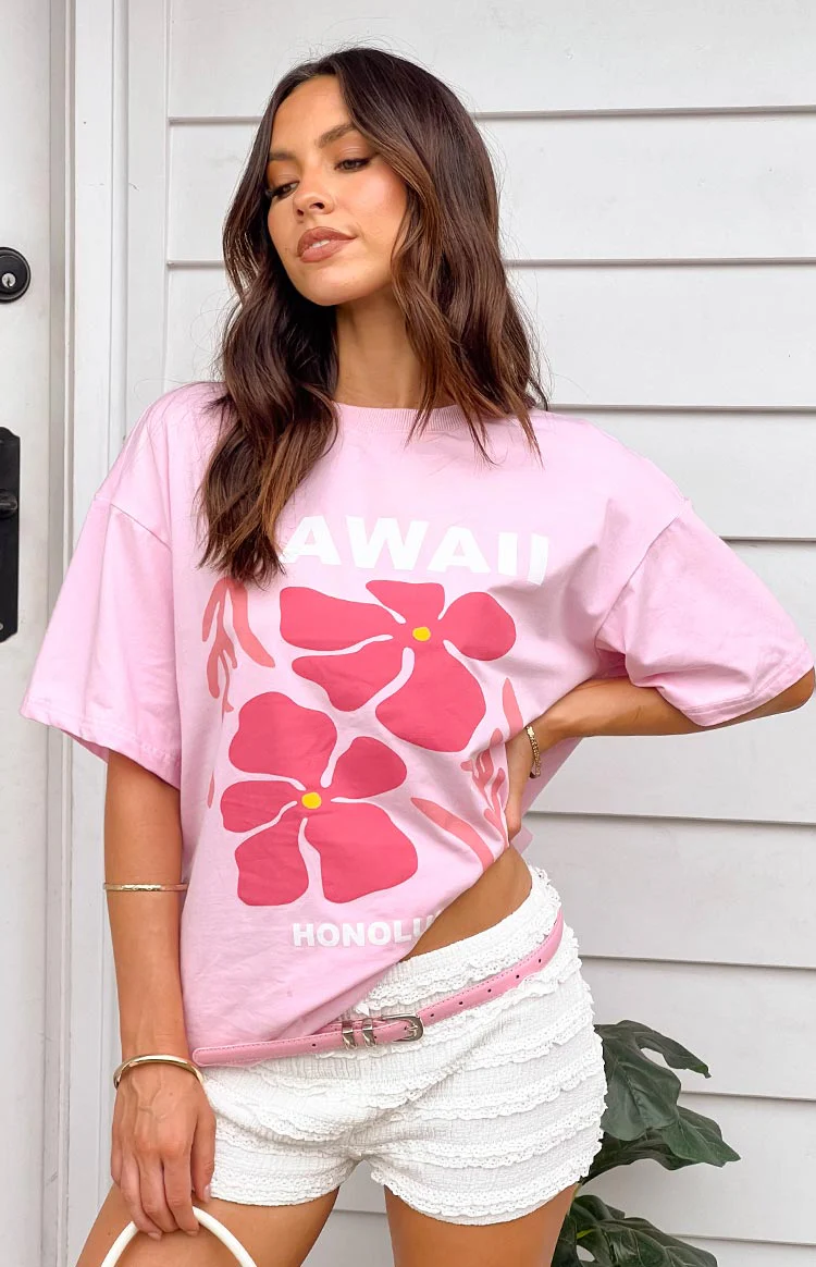 Hawaii Pink Tee - Image 3