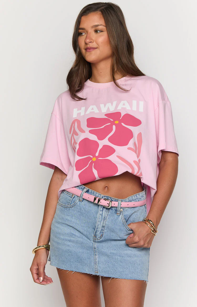 Hawaii Pink Tee - Image 7