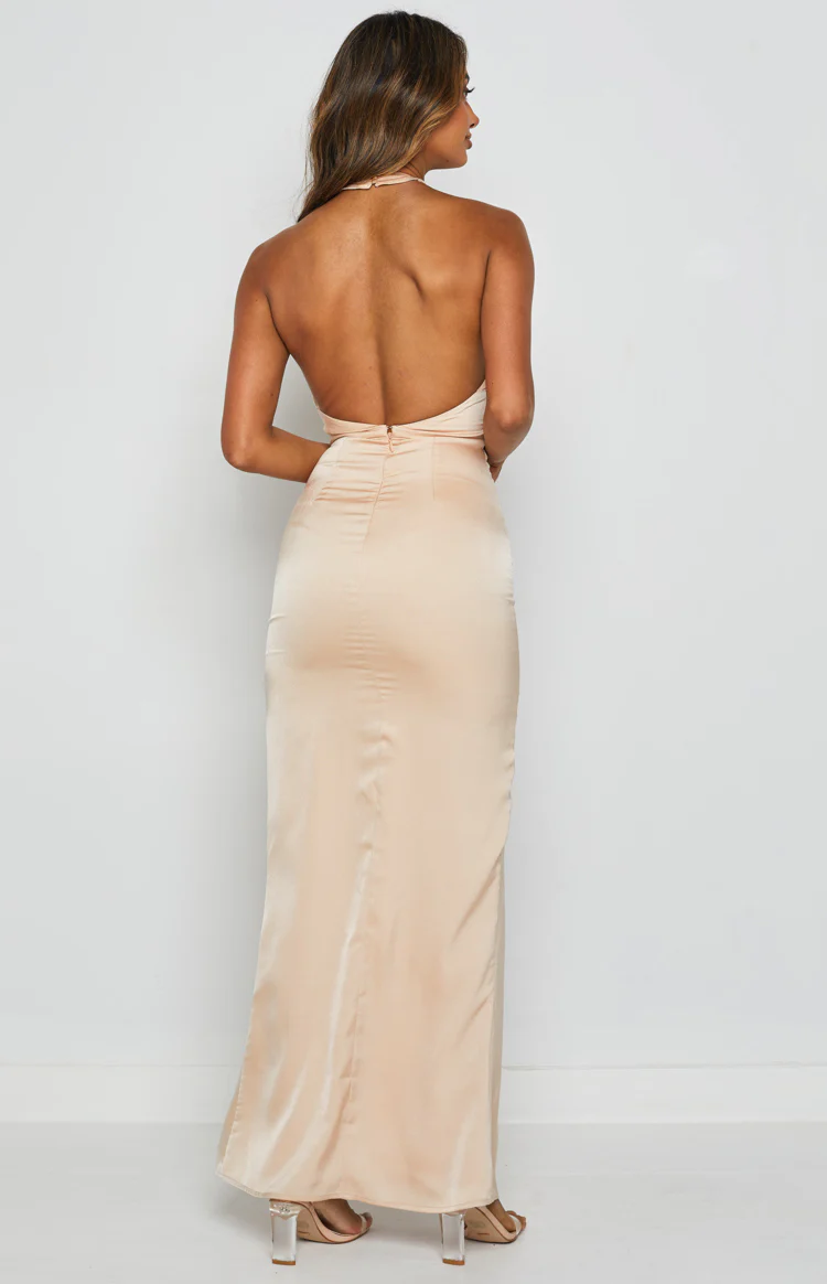 Higher Love Formal Dress Champagne - Image 6