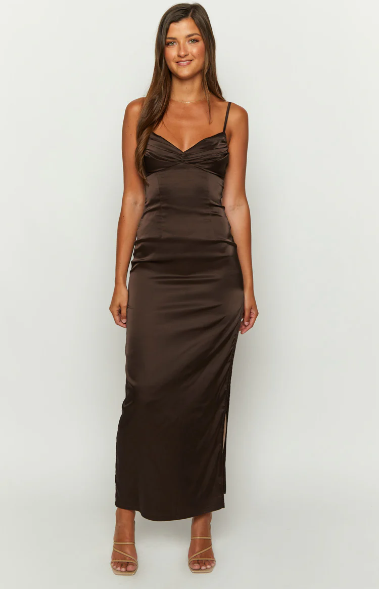 Honey Chocolate Maxi Dress - Image 5