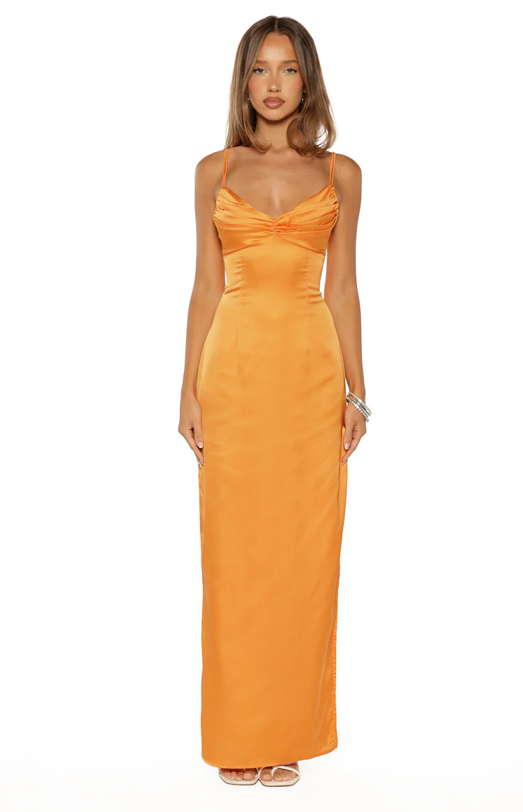 Honey Orange Maxi Dress - Image 2