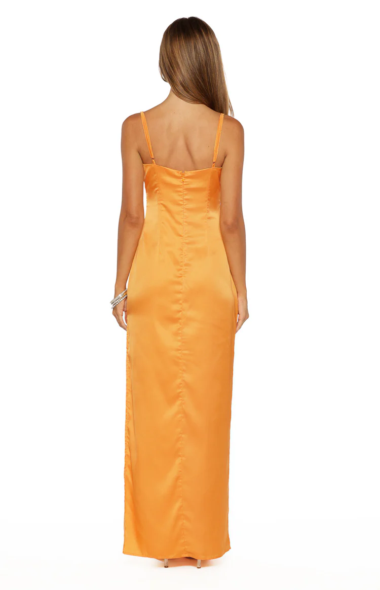 Honey Orange Maxi Dress - Image 4
