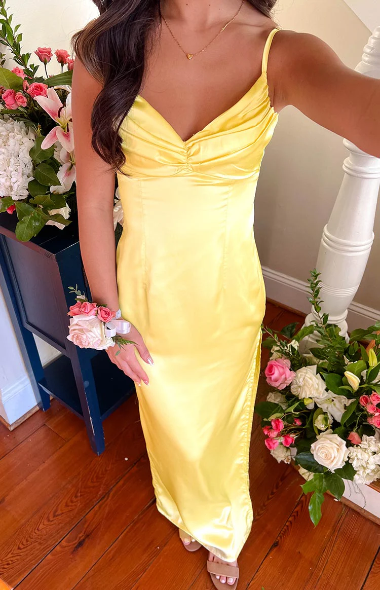 Honey Yellow Maxi Dress - Image 11