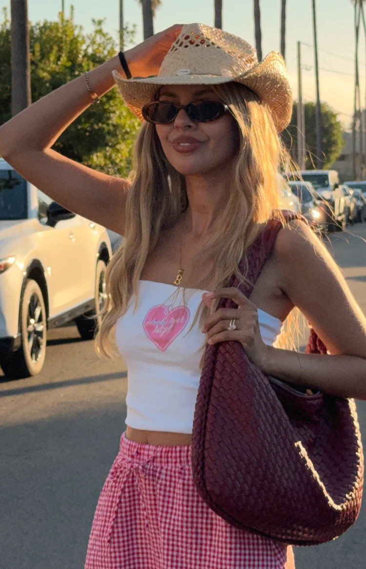 Honky Tonk White Tube Top - Image 9