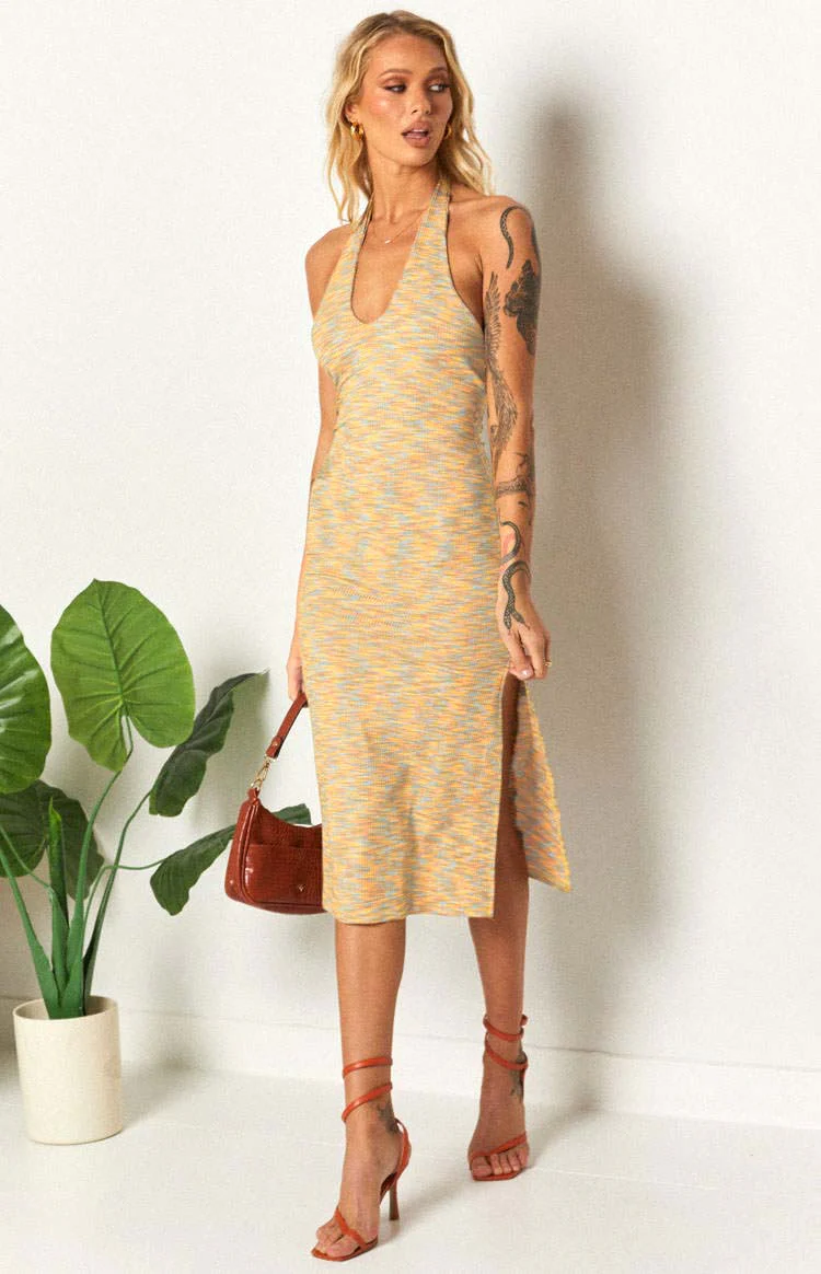 Indi Spacedye Midi Dress Multi - Image 3