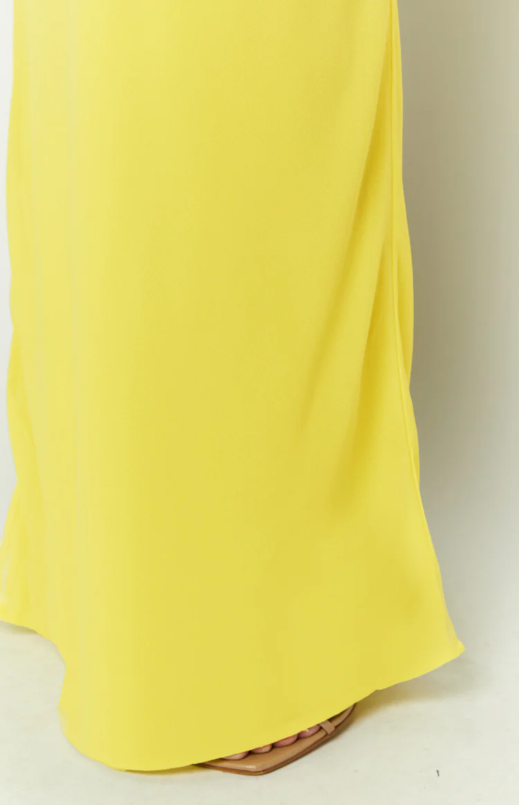Jacqulin Yellow Maxi Skirt - Image 17