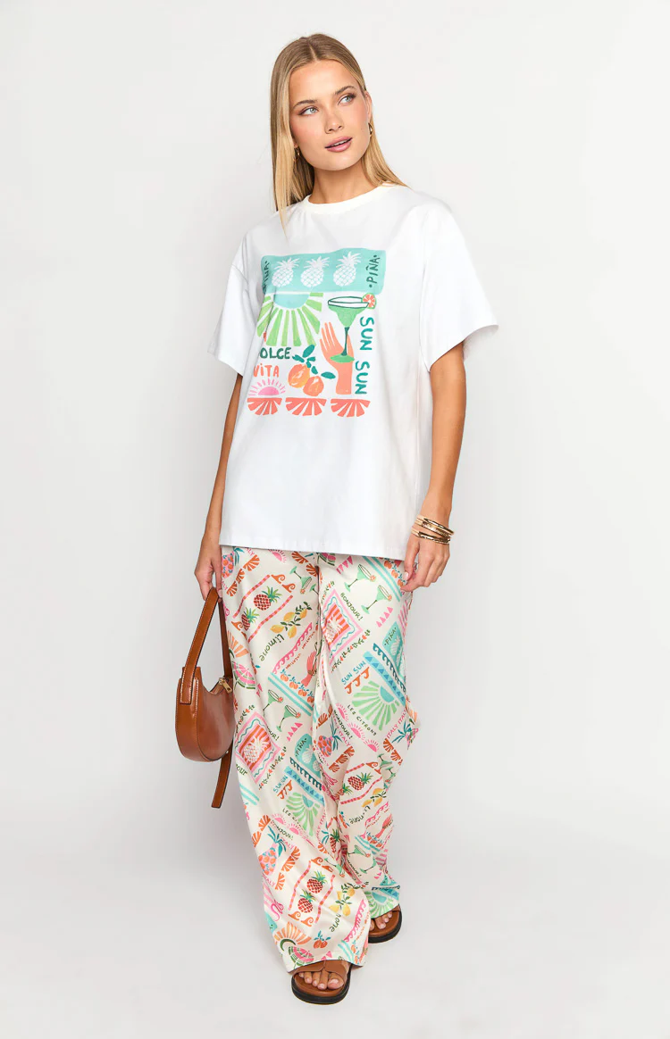 Jaz Dolce Vita Print Tee - Image 3