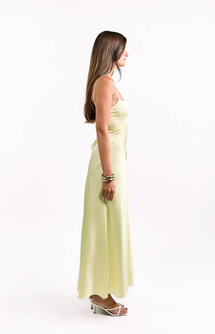 Joey Yellow Maxi Dress - Image 3