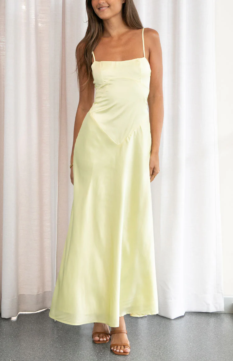 Joey Yellow Maxi Dress - Image 6