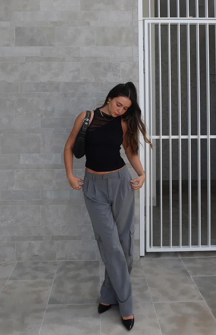 Kairos Grey Straight Leg Pants - Image 9