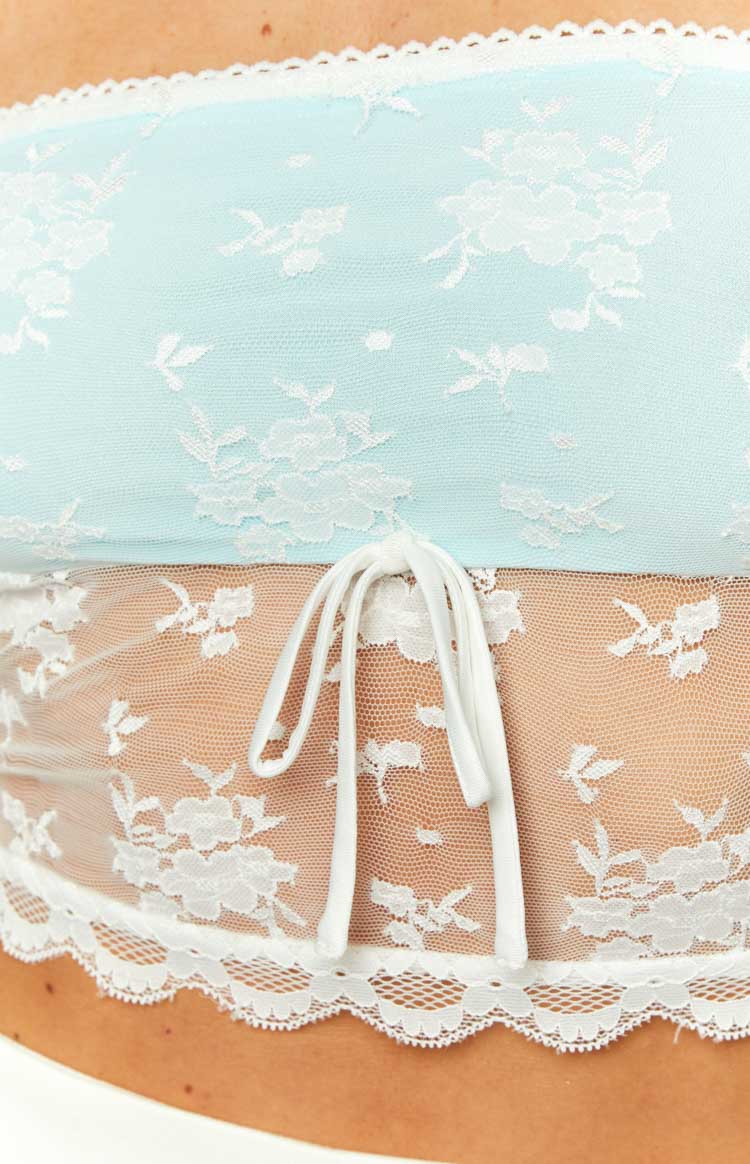 Kasy White Lace Tube Top - Image 6