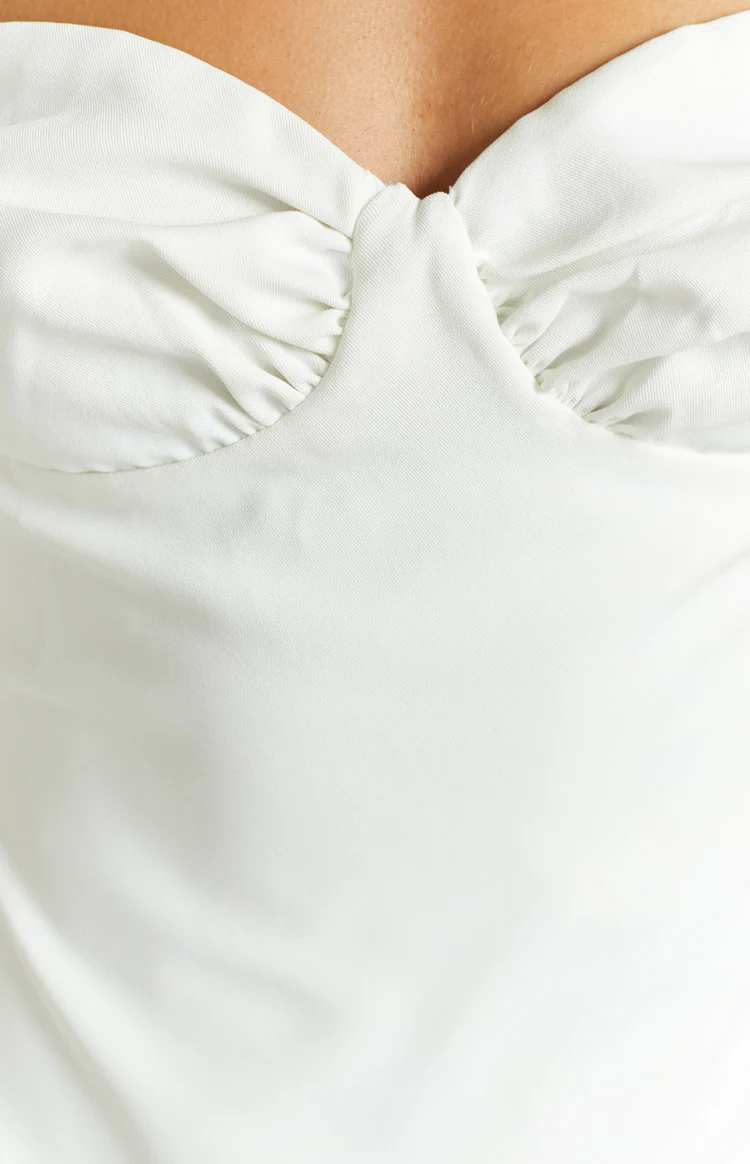 Katya White Mini Dress - Image 7