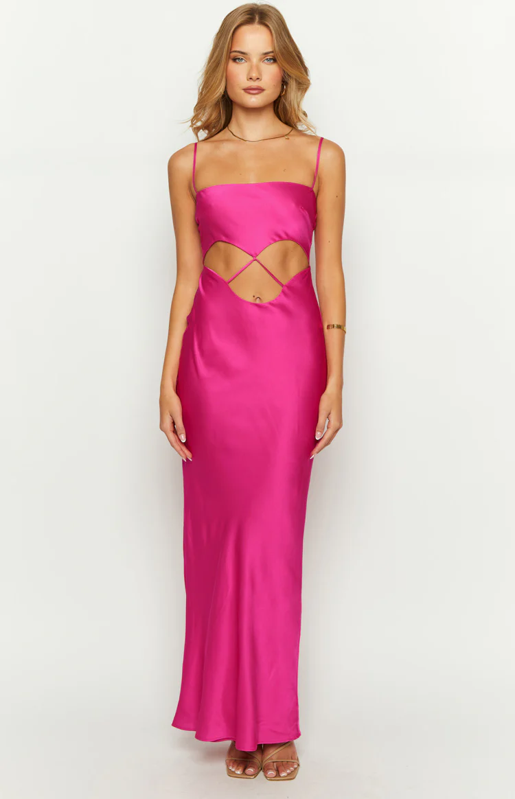 Kimmi Pink Maxi Dress - Image 2
