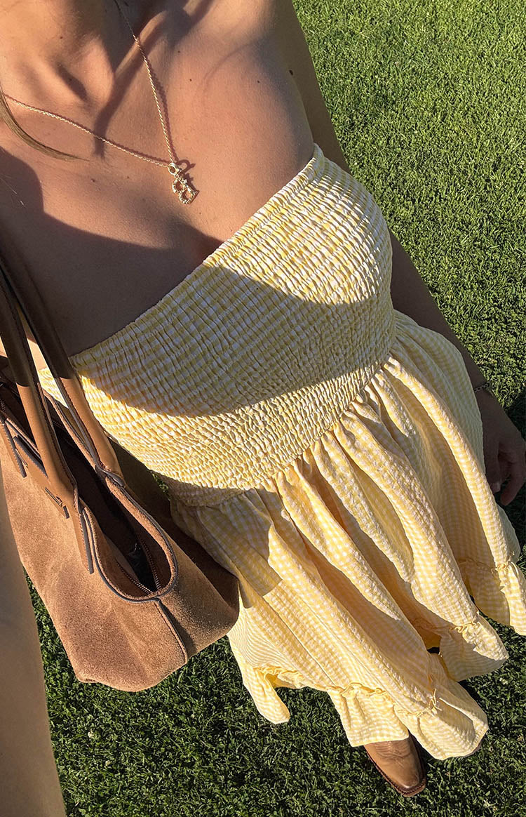 Kimmy Yellow Mini Dress - Image 9