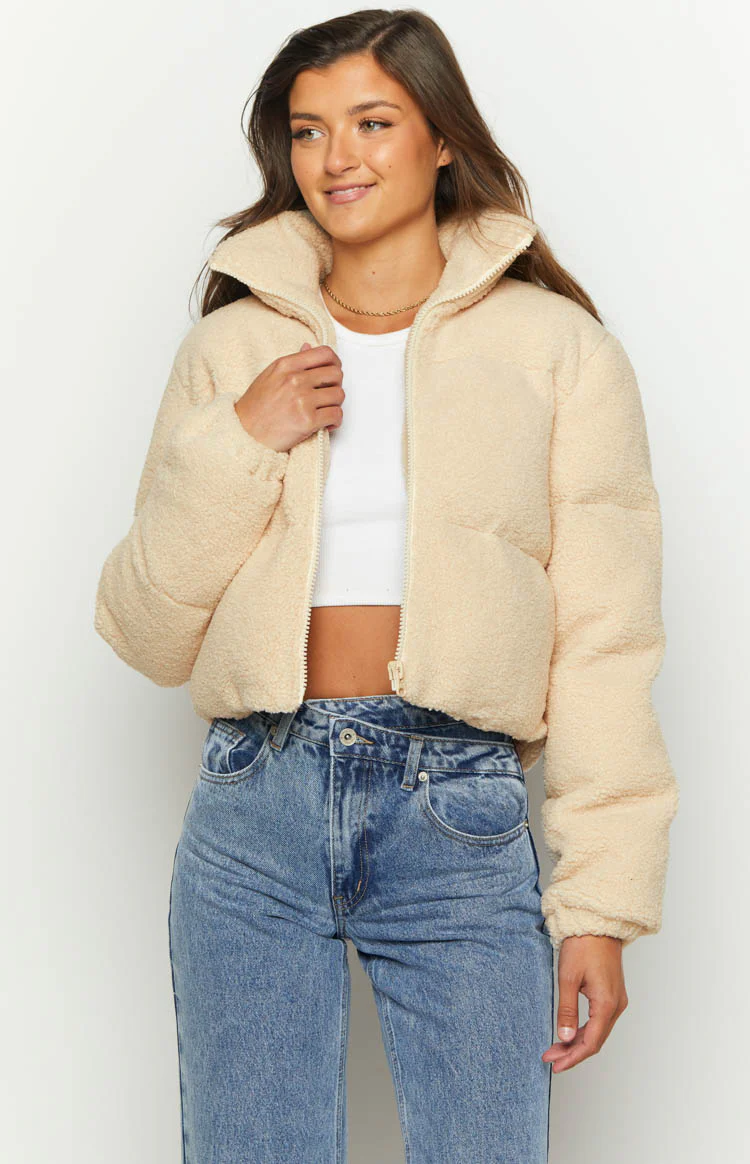 Laria Teddy Puffer Jacket - Image 2