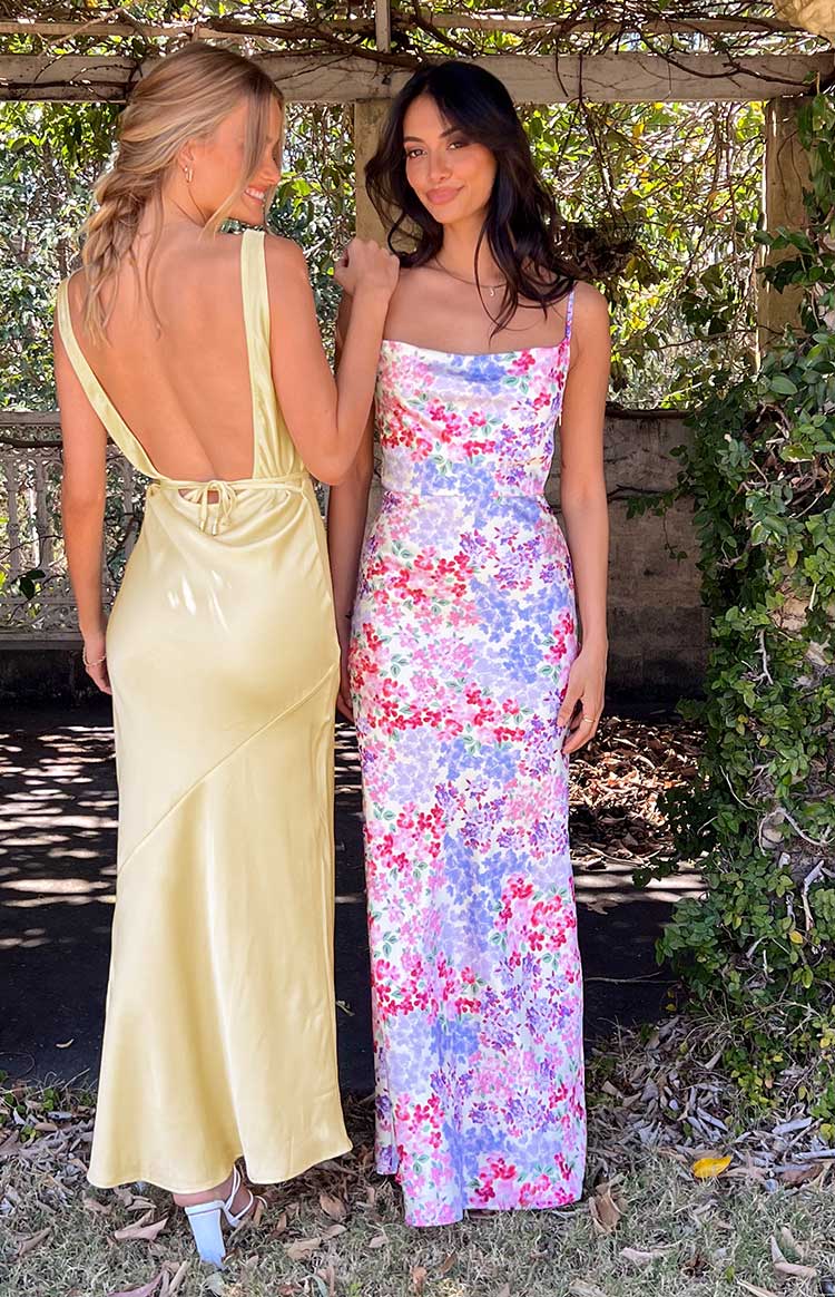 Laufry Yellow Floral Print Maxi Dress - Image 8