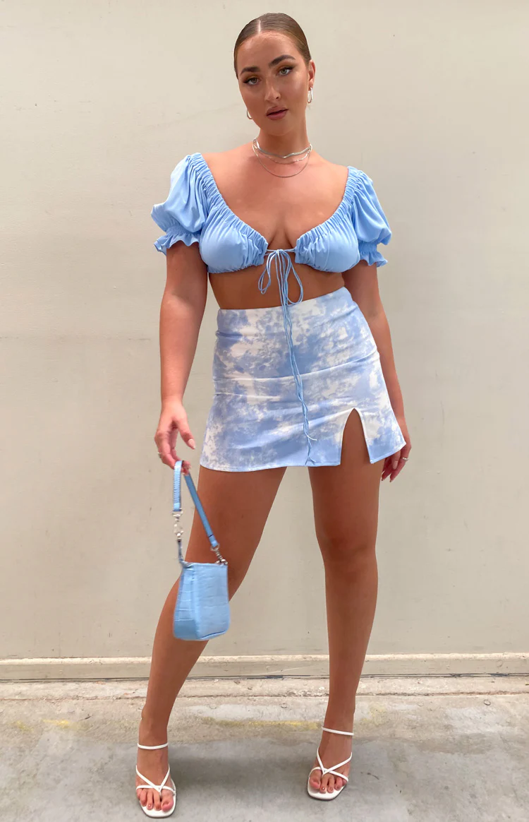 Laura Skirt Tie Dye Denim - Image 3